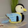 Blaumeise, Frühling-Dekoration (H317) und Kuscheltier Vogel Blanka  (A107)