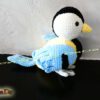 Blaumeise, Frühling-Dekoration (H317) und Kuscheltier Vogel Blanka  (A107)
