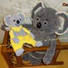 Miss Koala Koco, mit Schlafanzug-Tasche  (A140)