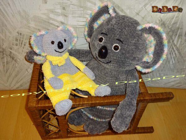 xKoala Koco mit Kiki 23 Miss Koala Koco, mit Schlafanzug-Tasche (A140)