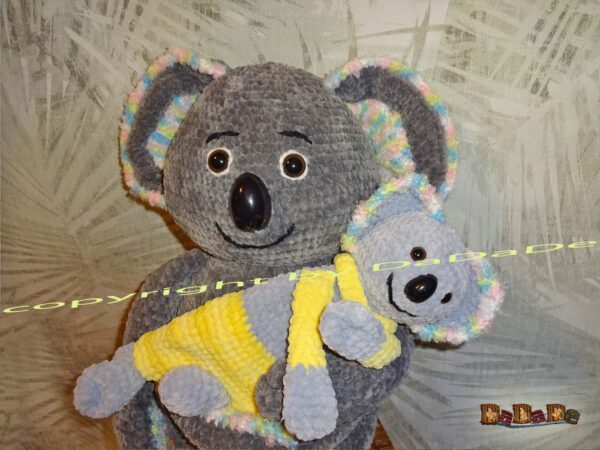 xKoala Koco mit Kiki 25 Miss Koala Koco, mit Schlafanzug-Tasche (A140)