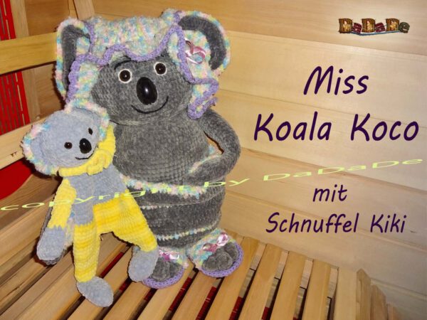xMiss Koala Koco mit Kiki 21 Miss Koala Koco, mit Schlafanzug-Tasche (A140)