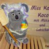 Miss Koala Koco, mit Schlafanzug-Tasche  (A140)