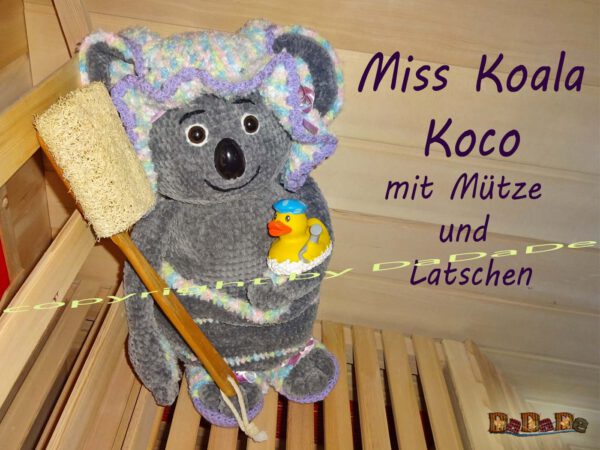 xMiss Koala Koco1 Miss Koala Koco, mit Schlafanzug-Tasche (A140)