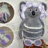 Miss Koala Koco, mit Schlafanzug-Tasche  (A140)