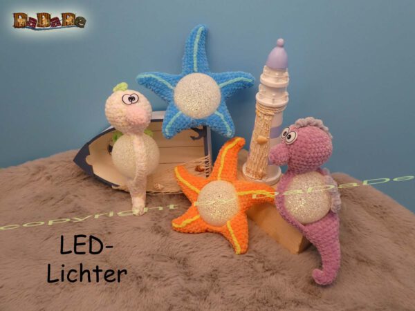 Seestern & Seepferdchen, die LED-Dekoration auch für den Sommer (L100)