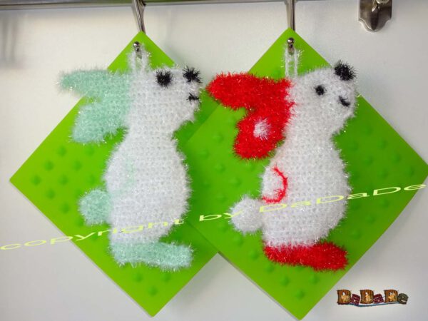 xSchwamm kleiner Hase 5 Schwämme, Oster-Tiere Schwamm Hase, Huhn & Küken im Ei (S205)