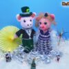 Flaschen-Verpackung Mrs. & Mr. Schwein (H577-8)