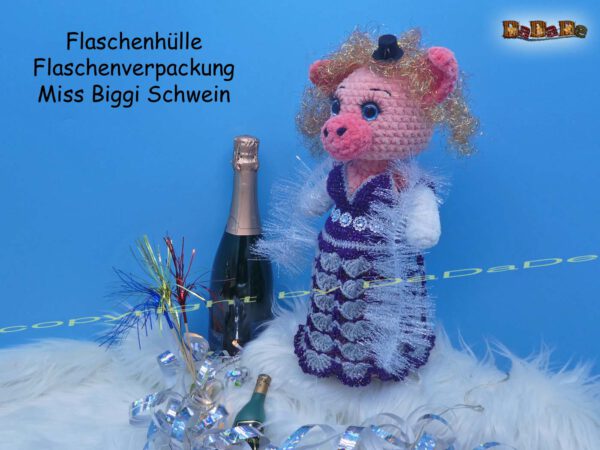Flaschen-Verpackung Mrs. & Mr. Schwein (H577-8)