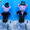 Flaschen-Verpackung Mrs. & Mr. Schwein (H577-8)