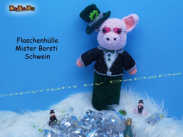 Flaschen-Verpackung Mrs. & Mr. Schwein (H577-8)