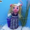 Flaschen-Verpackung Mrs. & Mr. Schwein (H577-8)