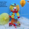 Flaschen-Verpackung, Flaschenhülle Clown (H310)