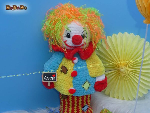xH310 Flaschenhülle Clown 9 Flaschen-Verpackung, Flaschenhülle Clown (H310)
