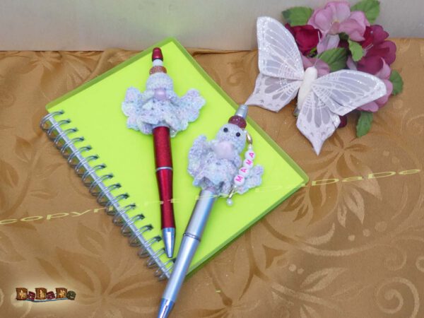 xStifte Engel 10b Stift mit Engel, der Kugelschreiber mit Deko (H712)