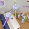 Stift mit Engel, der Kugelschreiber mit Deko (H712)