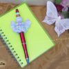 Stift mit Engel, der Kugelschreiber mit Deko (H712)