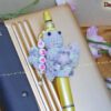Stift mit Engel, der Kugelschreiber mit Deko (H712)