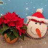 Kissen Schneemann mit Adventskalender (H163)