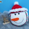 Kissen Schneemann mit Adventskalender (H163)