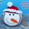 Kissen Schneemann mit Adventskalender (H163)