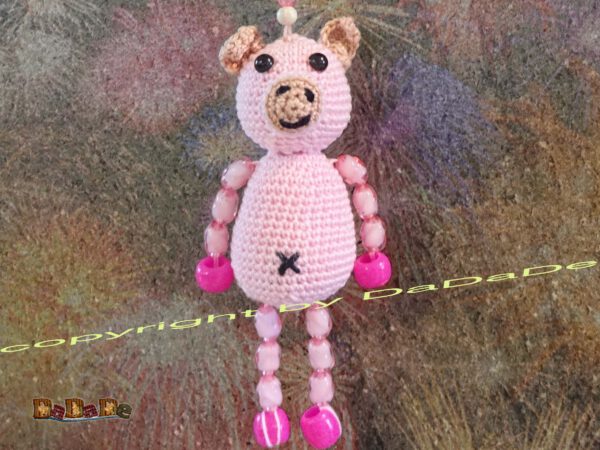 xSchlüsselanhänger Schwein 1 Schlüsselanhänger Schwein (A965)