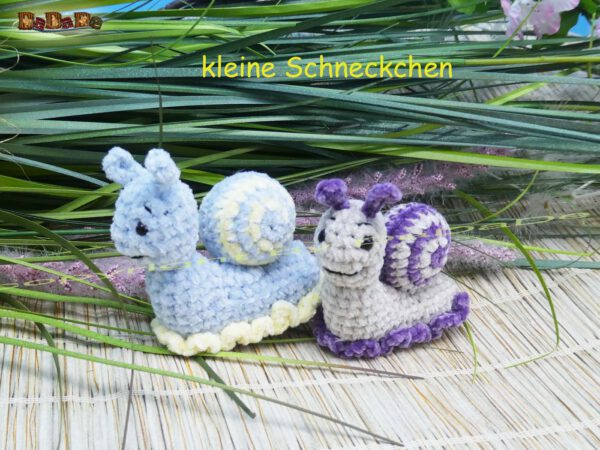 xH351 Schneckchen & Hase 1 Schleimspuren-Schnecki Loisa mit Hase Hopsy (H351)