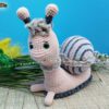 Schleimspuren-Schnecki Loisa mit Hase Hopsy (H351)