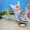 Wurm Wuppi mit Hase Flopsy (H350)