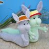 Wurm Wuppi mit Hase Flopsy (H350)