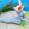 Wurm Wuppi mit Hase Flopsy (H350)