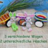 Wurm Wuppi mit Hase Flopsy (H350)