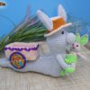 Wurm Wuppi mit Hase Flopsy (H350)