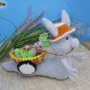 Wurm Wuppi mit Hase Flopsy (H350)
