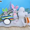 Wurm Wuppi mit Hase Flopsy (H350)