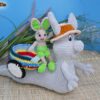 Wurm Wuppi mit Hase Flopsy (H350)
