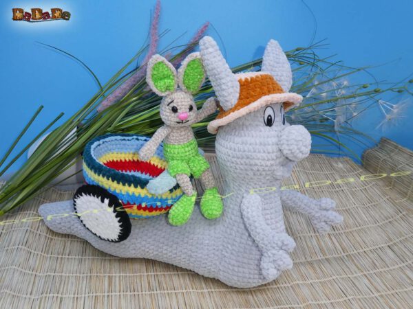 xWurm grau 25Kugel Wurm Wuppi mit Hase Flopsy (H350)