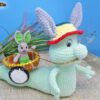 Wurm Wuppi mit Hase Flopsy (H350)