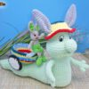 Wurm Wuppi mit Hase Flopsy (H350)