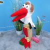 Storch Plapper-Gerdi, die Hand-Maul-Puppe (B355)