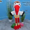 Storch Plapper-Gerdi, die Hand-Maul-Puppe (B355)